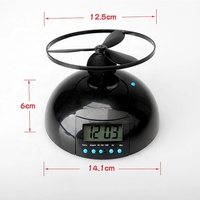 Horloge numérique de bureau, cadeaux promotionnels, horloge volante créative en forme de ballon de football avec soucoupe volante pour enfants