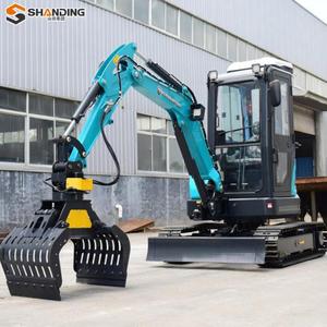 จัดส่งฟรี รถขุดขนาดเล็ก 3.5 ตัน เครื่องยนต์ Kubota มาตรฐาน EPA EURO 5 รถขุดขนาดเล็กสำหรับฟาร์ม รถขุดขนาดเล็ก 1 ตัน 2 ตัน รถขุดตีนตะขาบขนาดเล็ก - Product Image 2