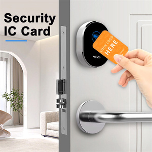 Wholesale Direct Price Intelligence <strong>Hotel</strong> High Quality Safety Digital New Arrived Black Garage Handle Door Lock for <strong>Hotels</strong> - Product Image 2