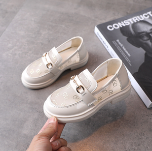 Chaussures en maille respirante pour enfants, chaussures à enfiler pour filles, mocassins noirs et blancs, chaussures pour filles, chaussures de princesse pour enfants - Product Image 4