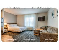 Muebles de Dormitorio Modernos, Resistentes al Agua y a los Arañazos, Ecológicos, para Apartamentos y Hoteles, Cama Queen Size, Marca MainStay, OEM