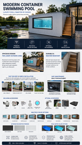Piscina Modulare Personalizzata in Container per Esterni, Ideale per Resort, Hotel, Cortili <span class=keywords><strong>e</strong></span> Giardini - Product Image 6