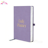 Cuaderno Personalizado al por Mayor con Tapa Dura y Logotipo en Lámina Dorada, Páginas Punteadas A5, Cintas y Forma Personalizada
