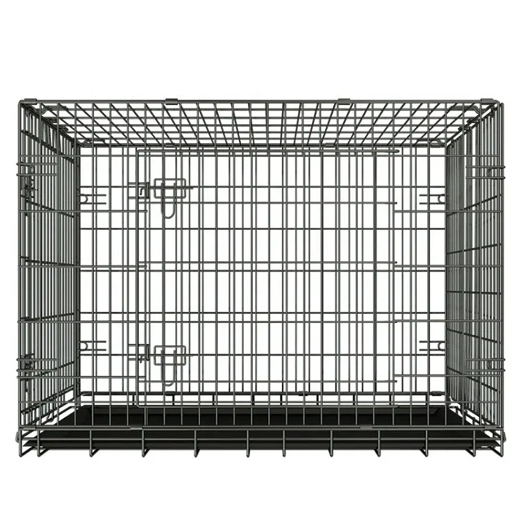 Cozy Secure Odor-Resistant Dog Cages Metal Kennels Vibrant Collapsible Cage Dog