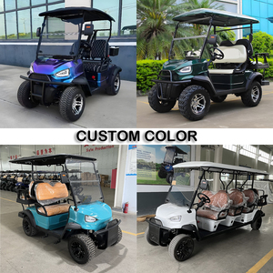 Golf <b>Carts</b> for Adults Street Customizable Support OEM 5-6 Seater High Strength Carbon Steel Chassis CE Vintage Golf Car - Product Image 4