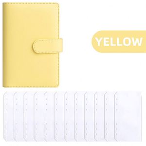 2026 Customized Cash Envelope Expense Sheet Pink Planner Notebooks A6 <b>Budget</b> <b>Binder</b> - Product Image 4