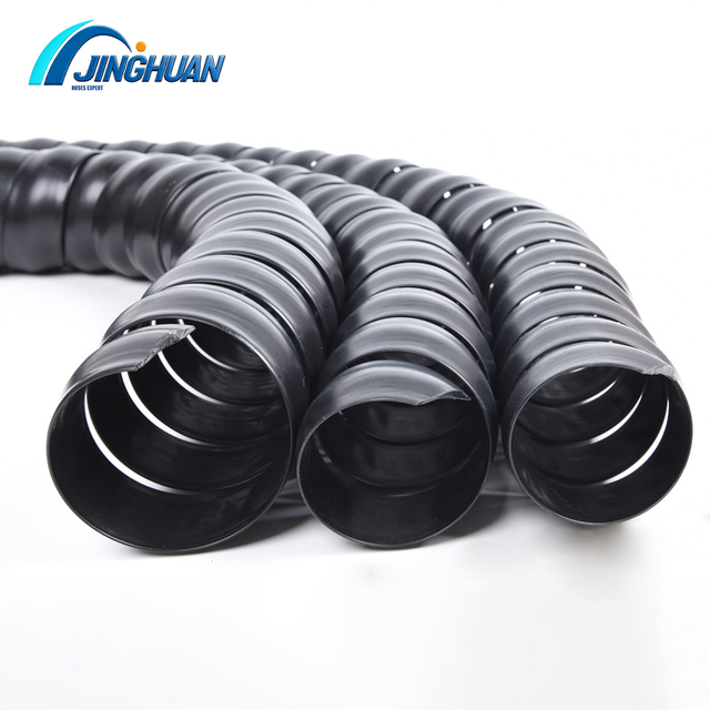 Hydraulic Mechanical Flexible PP Spiral Winding Cable Protector, Black PP Spiral Cable Winding Wear-resistant Protector