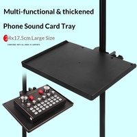 Support de microphone universel à pince en ABS épaissi 24x17,5 cm pour diffusion en direct - Vente en gros