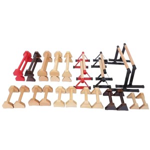 Barre Parallele Professionali in Legno di Faggio per Flessioni, Personalizzabili con Base in Acciaio, per Allenamento di Forza, Vendita all'Ingrosso - Product Image 1