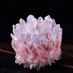 <span class=keywords><strong>Natural</strong></span> Colorido Cura Quartz Rose Clear Quartz Ametista Cristais Cluster Ponto Mineral Espécime Para Decoração Casa - Product Image 4