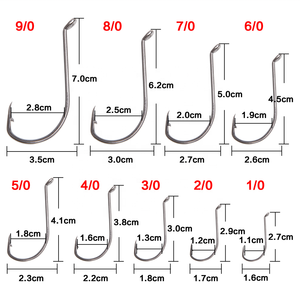 92554 Stainless Steel Fishing <strong>Hooks</strong> Barbed <strong>Hook</strong> White Offset Long Shank Octopus Fishhooks <strong>for</strong> Soft Fishing Lure - Product Image 5