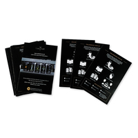 Service d'impression personnalisé A4, catalogue de brochures pliables, Menu de Restaurant, Stand de bière personnalisé, produit en papier couché