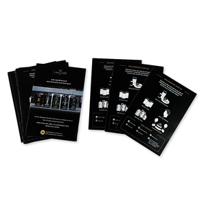 Custom A4 Design <strong>Printing</strong> Service Fold Brochure Catalog <strong>Restaurant</strong> Menu Personalized Beer Stand Board Product Coated Paper <strong>Flyer</strong> - Product Image 2