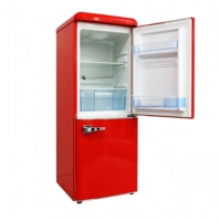 BC248VX 2023 Réfrigérateur-congélateur électrique portable en acier inoxydable, 30 pouces de large, capacité de 128 L, classe d'efficacité énergétique 1, usage domestique