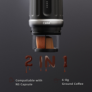 NEW Product 15-20Bar Car Capsule Espresso <b>Coffee</b> <b>Maker</b> <b>Portable</b> Cold Brew Heating Outdoor Machine - Product Image 2