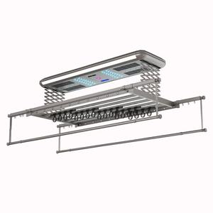 Balcony Foldable Aluminum Alloy Clothes Drying <b>Rack</b> with Retractable Design - Product Image 6