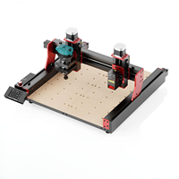 Machine CNC TWOTREES TTC450 Pro 4 axes pour la découpe de métal, machine de fraisage CNC et découpe au laser du bois, contrôle GRBL