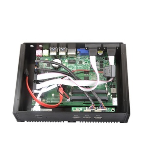 新しいブラックファンレスDDR3 ITXミニ<span class=keywords><strong>PC</strong></span> X86 Celeron 2955U工業用POSキオスク埋め込みボックスWindows 10と<span class=keywords><strong>Linux</strong></span>互換 - Product Image 4