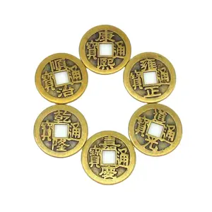 Оптовая продажа крупными партиями 23 мм старинные металлические латунные монеты для изготовления ювелирных изделий