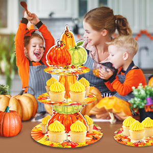 109 hanhanksgiving upupcake and tand 3 Tutumn umumpkin apaple apeaf ececoraciones para hanhanksgiving ararty uupplies - Product Image 5