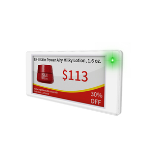 MinewTag 2.9 Inch Slim Supermarket E Ink Digital Price Tag Electronic <b>Shelf</b> Label Epaper ESL Eink Display System Multi-Color - Product Image 2