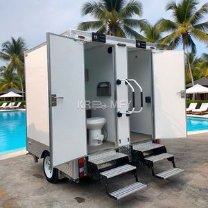 Remolque de Baño Público de Lujo Móvil VIP 2025 para América del Norte con 4 Cabinas - Product Image 6