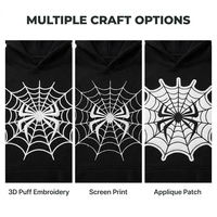 Özel OEM ODM Örümcek Ağı Baskılı Siyah Kapüşonlu Erkek Sokak Giyim Tarzı Büyük Beden Sweatshirt Toptan Fabrika
