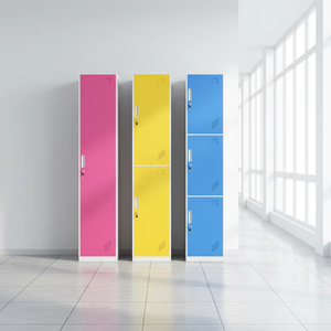 <span class=keywords><strong>Casier</strong></span> de bureau <span class=keywords><strong>empilable</strong></span> en acier 1/2/3 niveaux, armoire de rangement métallique antivol et ignifuge pour usage professionnel - Product Image 3