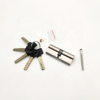 Cylindre de serrure en laiton massif de profil européen haute sécurité, grade 1 ANSI, anti-effraction, anti-choc, anti-crochetage, anti-perçage, avec clé de construction