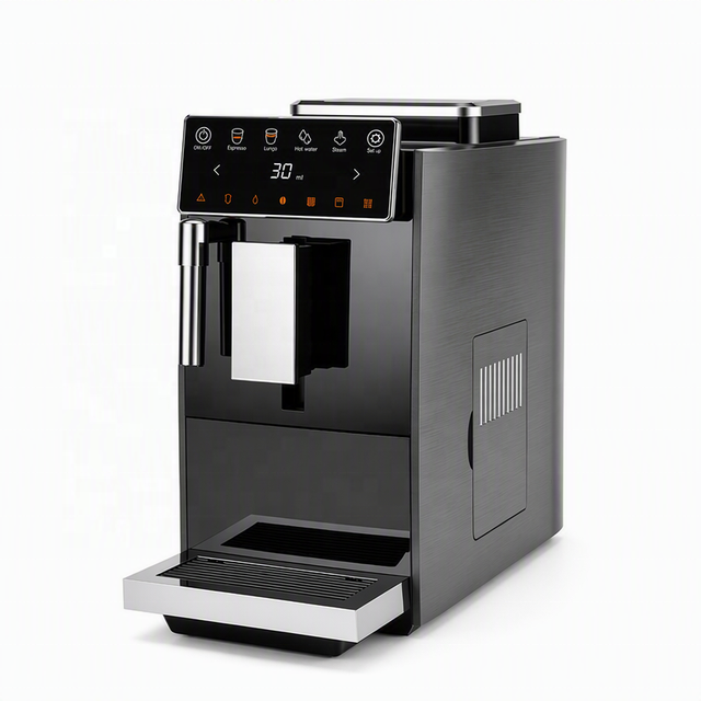 Fully Automatic Espresso Coffee Machine 19 Bar Bean to Cup Coffee Maker with Touch Screen 1350W for Home Office Commercial Use