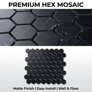 <span class=keywords><strong>Azulejos</strong></span> <span class=keywords><strong>de</strong></span> Mosaico Hexagonales Mate Artesanales <span class=keywords><strong>de</strong></span> 270x284 mm, <span class=keywords><strong>Azulejos</strong></span> <span class=keywords><strong>de</strong></span> Cerámica Impermeables para Paredes <span class=keywords><strong>de</strong></span> <span class=keywords><strong>Cocina</strong></span> <span class=keywords><strong>y</strong></span> Revestimientos <span class=keywords><strong>de</strong></span> <span class=keywords><strong>Baño</strong></span> - Product Image 1