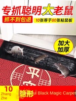 Piège à souris en gel super adhésif avec clip de fixation et colle pour l'élimination des souris domestiques, écologique et jetable
