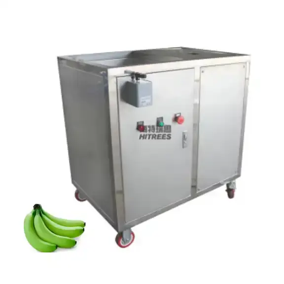 High Speed Banana Stalk Fiber Peeling Machines Plantain Skin Peeler Equipment Price