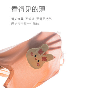 Romper Rosa de Algodón Ligero para Bebés Niñas con Tirantes de Lazo, Estilo Conejita, para Verano - Product Image 2