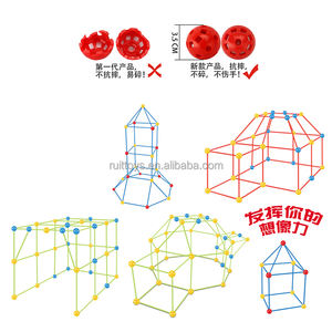 Kit de construction de forteresse créative à construire soi-même en gros pour enfants - Product Image 5
