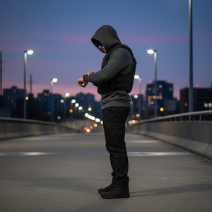 Gilet tactique léger Molle, gilet d'entraînement réglable avec rembourrage protecteur, gilet lesté tactique réglable - Product Image 2