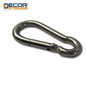 Crochet mousqueton M5 M6, mousqueton à ressort robuste, anneau de verrouillage à déclenchement rapide, crochet de fixation de chaîne - Product Image 6