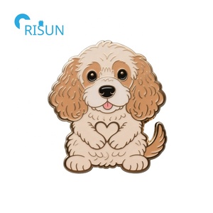 Pin de Solapa Personalizado de Esmalte con Diseño de Perro <span class=keywords><strong>Cocker</strong></span> Spaniel Negro y Marrón para Amantes de las Mascotas, Broche Personalizado de Esmalte de <span class=keywords><strong>Cocker</strong></span> Spaniel - Product Image 5