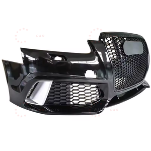 RS6 front bumper Rear Diffuser exhaust Tips body <span class=keywords><strong>Kit</strong></span> cho <span class=keywords><strong>Audi</strong></span> <span class=keywords><strong>A6</strong></span> C6 xe Bumper BodyKit 2005 2006 2007 2008 2009 2010 2011 2012 - Product Image 4