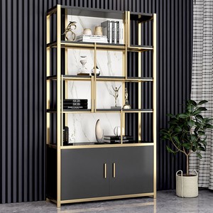 Nuevo Estante Estilo Chino, Vitrina Moderna de Lujo para Sala de Té y Separador de Ambientes, Estantería para Sala de Estar y Oficina - Product Image 4