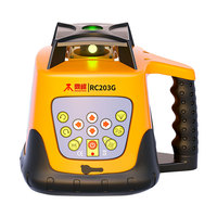 Niveau laser rotatif 360°, laser rouge, portée 100m, auto-nivelant, pour la construction, avec échelles de mesure automatiques