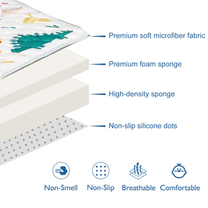 Tùy Chỉnh Máy Có Thể Giặt Bông Bé Thảm Chơi <span class=keywords><strong>Mat</strong></span> Rộng Dày Có Thể Gập Lại Câu Đố Thể Thao Mềm Đồ Chơi Xù Xù Đống Cho Bò - Product Image 4