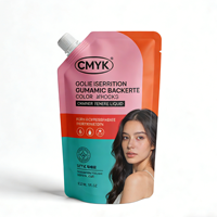 Pochette à bec verseur personnalisée imprimée, haute barrière, rechargeable, pour emballage de liquides (shampoing, gel douche, lotion, détergent, savon liquide)