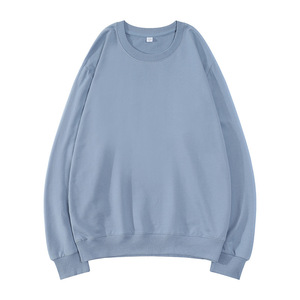 เสื้อสเวตเตอร์คอกลม 520 กรัม ผ้าฝ้ายบุขนแกะ สำหรับชุดทำงานฤดูใบไม้ร่วงฤดูหนาว - Product Image 1