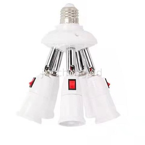 E26/E39 to 6+1 Splitter Adapter Converter Light Holder E27 E40 Converter Lamp Holder Splitter Bulb 180 Degrees Bending - Product Image 5