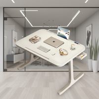 Table pliante moderne en bois pour lit, bureau d'ordinateur portable pour dortoir, table de fenêtre en baie pour salon MERRY MR3-D445