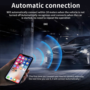 Boîte de streaming de voiture sans fil Carplay Android Auto 2 en 1 Multimedia Car Play Adapter USB Carplay Dongle - Product Image 3
