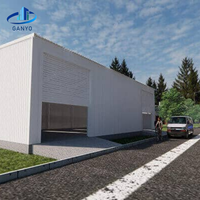 Atelier préfabriqué en structure d'acier au design moderne, construction économique en acier léger, fournisseur sur mesure