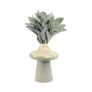 Vaso Moderno a Forma di Fungo in Ceramica, Vaso Decorativo per Fiori, per Soggiorno, Decorazione per la Casa, Design in Terracotta - Product Image 2