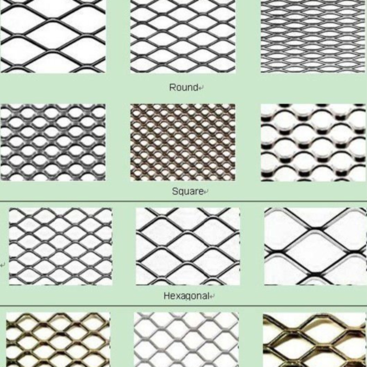 Protective Stainless Steel Expanded Metal Mesh Perforated Plain Weave